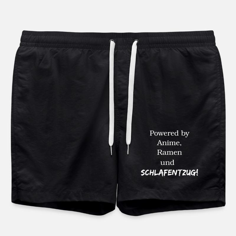 Powered by - Badeshorts - Schwarz
