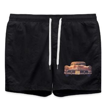 Classic car nostalgia for the cruising soul - Swim Trunks - black - Front - AI Model Male 185 light (185cm)