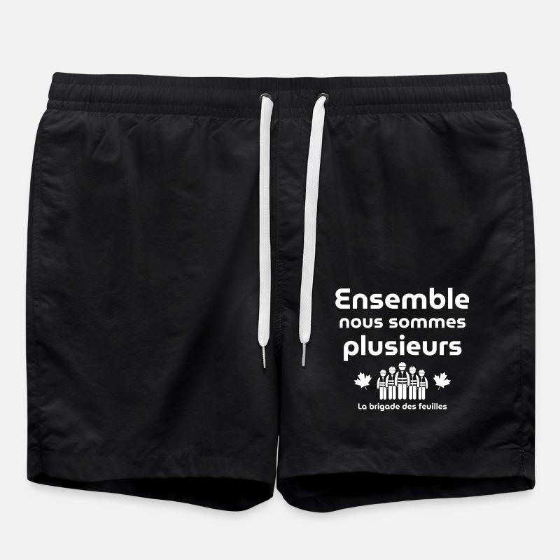 Instandhalter, Straßen, Kommunalbeamte - Badeshorts - Schwarz