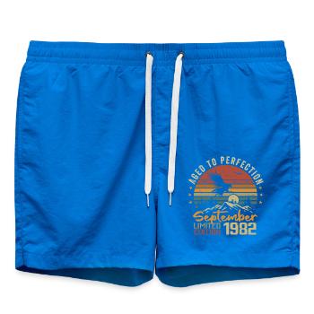 September 1982 Birthdays born in September 1982 - Swim Trunks - cobalt blue - Front