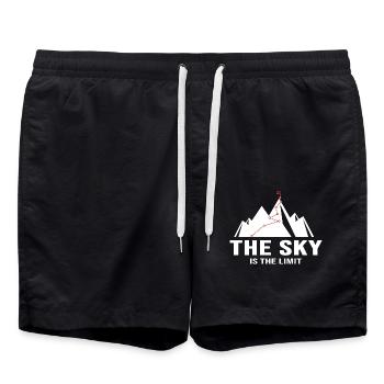 Mountain Hiking Via Ferrata Mountain Peaks Alpine - Swim Trunks - black - Front - AI Model Male 185 light (185cm)