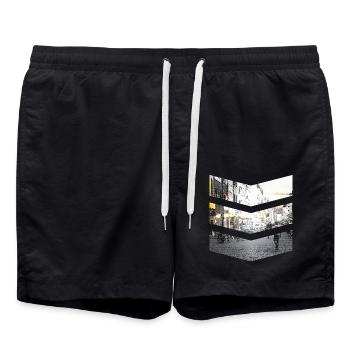 Route du diamant en Allemagne - Short de bain - noir - Devant - AI Model Male 185 light (185cm)