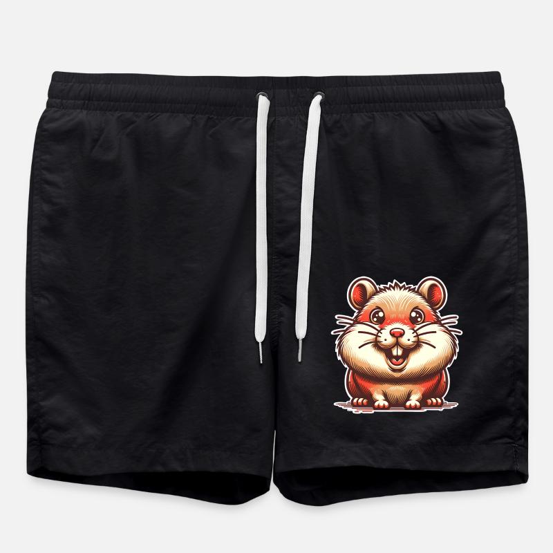 Hamster - Swim Trunks - black