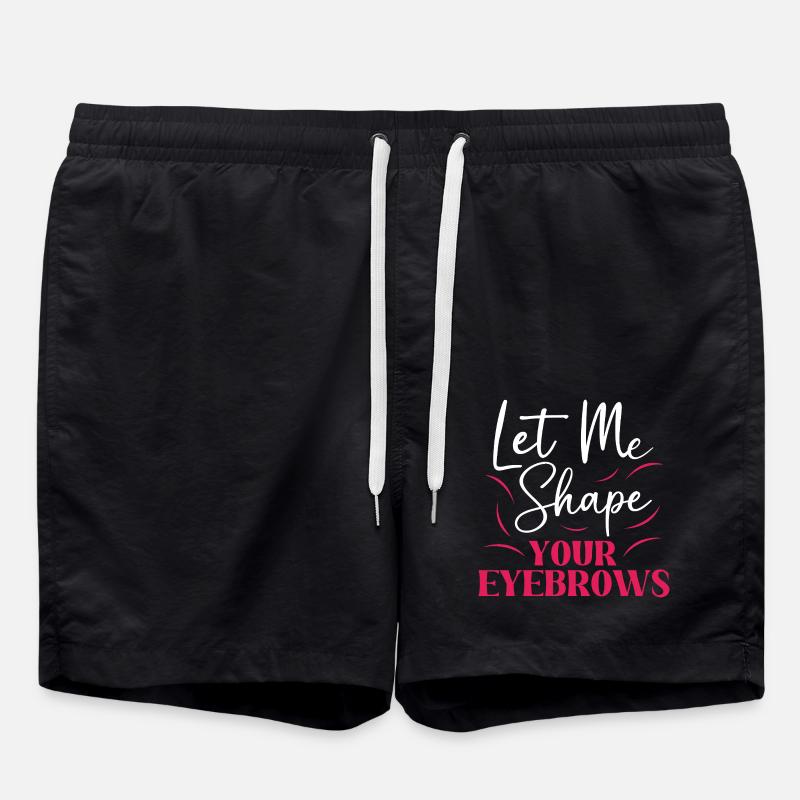 Makeup Microblading Cosmetic Beautician - Swim Trunks - black