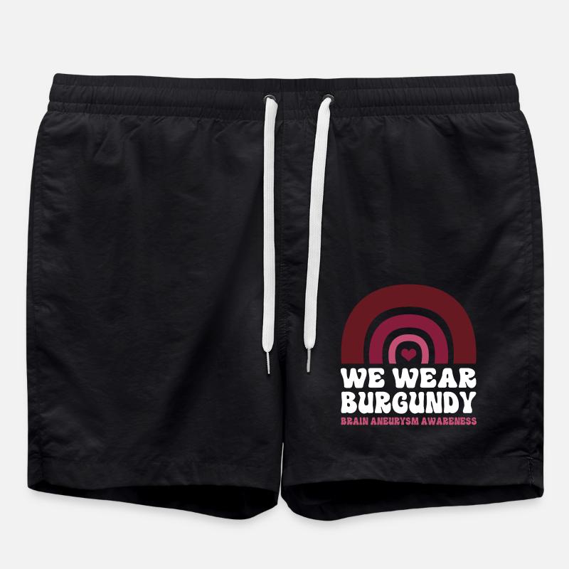 Aneurysm Brain - Swim Trunks - black
