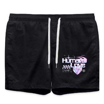 Les gens aiment - Short de bain - noir - Devant - AI Model Male 185 light (185cm)