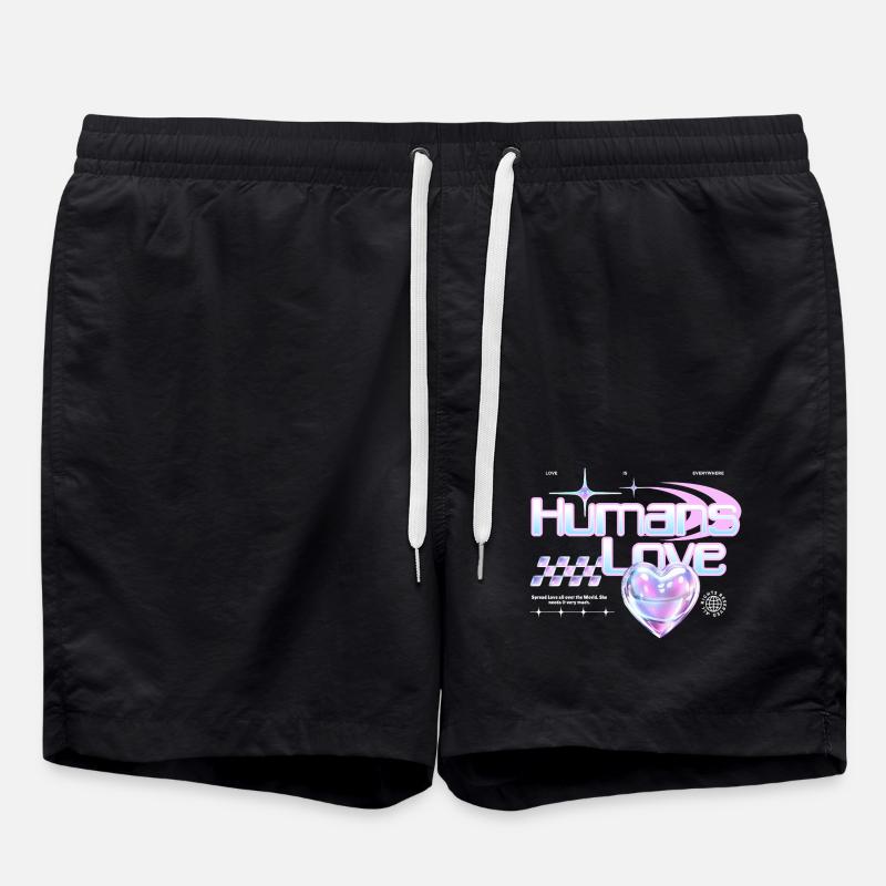 People Love - Swim Trunks - black