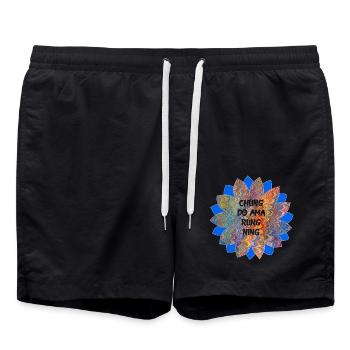 chung do ama rung ning e 49 - Badeshorts - Schwarz - Vorne - AI Model Male 185 light (185cm)