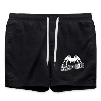 Silhouette de grande araignée poilue arachnoholic - Short de bain - noir - Devant - AI Model Male 185 light (185cm)
