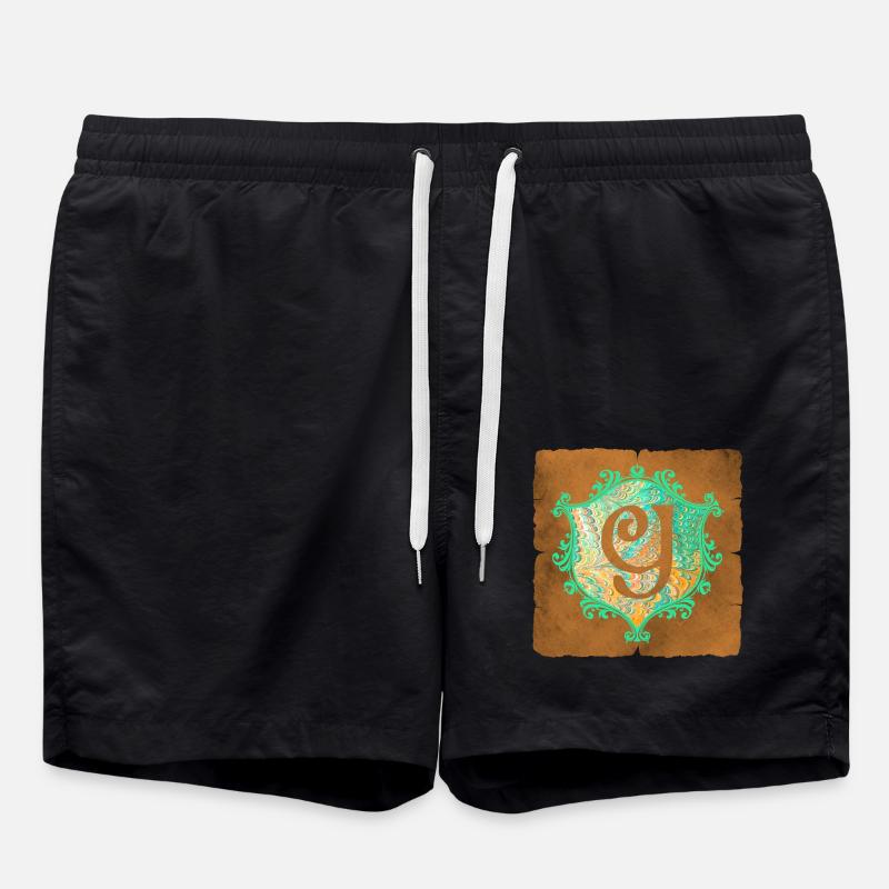 e 36 y - Short de bain - noir