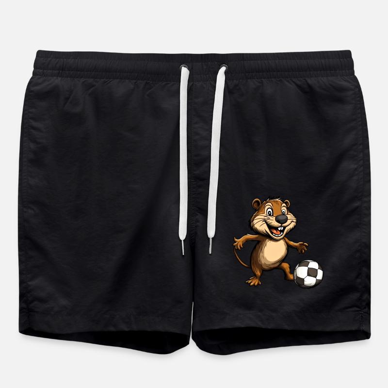 Football des castors - Short de bain - noir