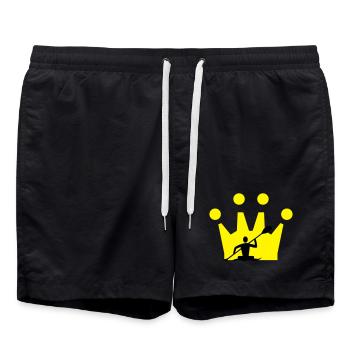 Canoe Crown - Swim Trunks - black - Front - AI Model Male 185 light (185cm)