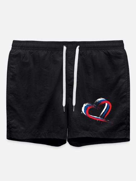 Slowakei - Badeshorts - Schwarz