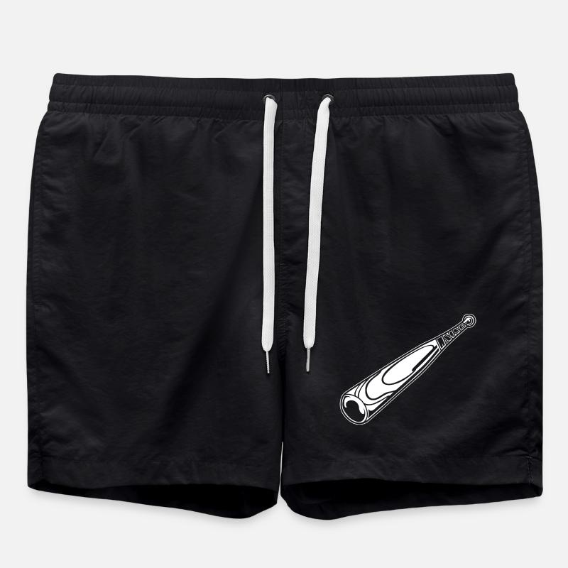 Batte de baseball - Short de bain - noir