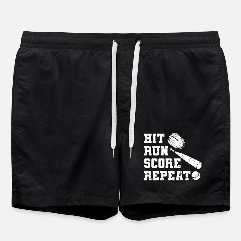 Baseball Motivation - Short de bain - noir