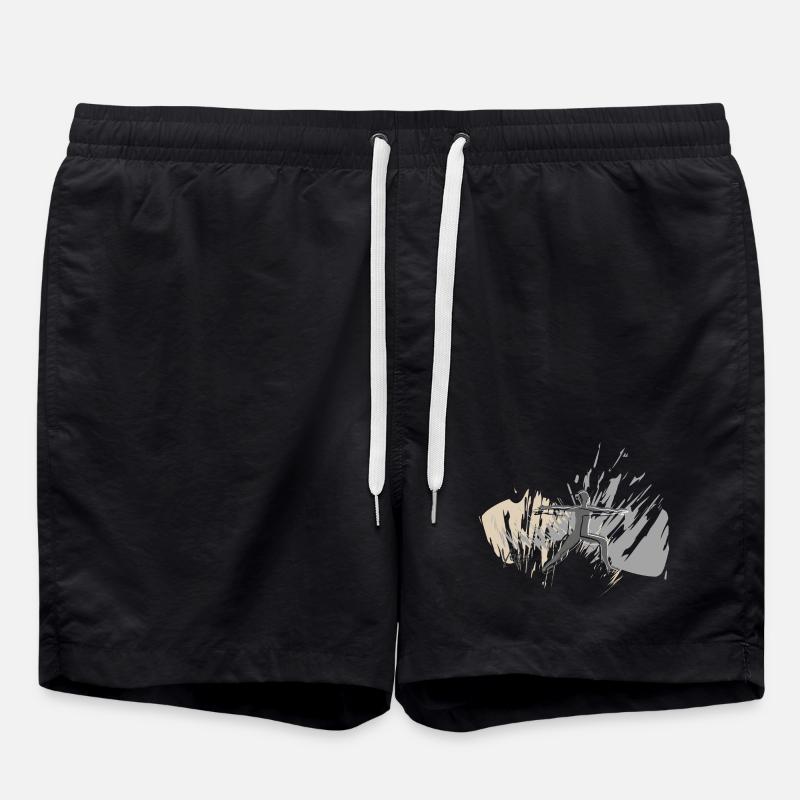 Dein Yoga-Style - Badeshorts - Schwarz