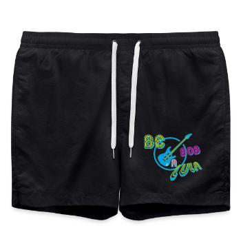 Be Bob a lula - Swim Trunks - black - Front - AI Model Male 185 light (185cm)