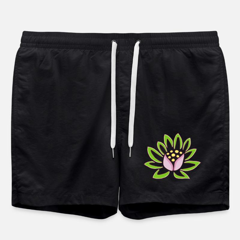 Lotus et nature - Short de bain - noir