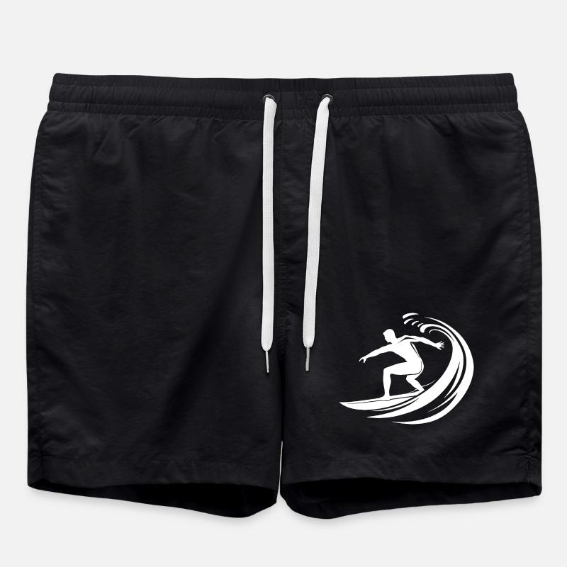 Logo de surf - Short de bain - noir