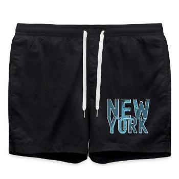 New York - Short de bain - noir - Devant - AI Model Male 185 light (185cm)