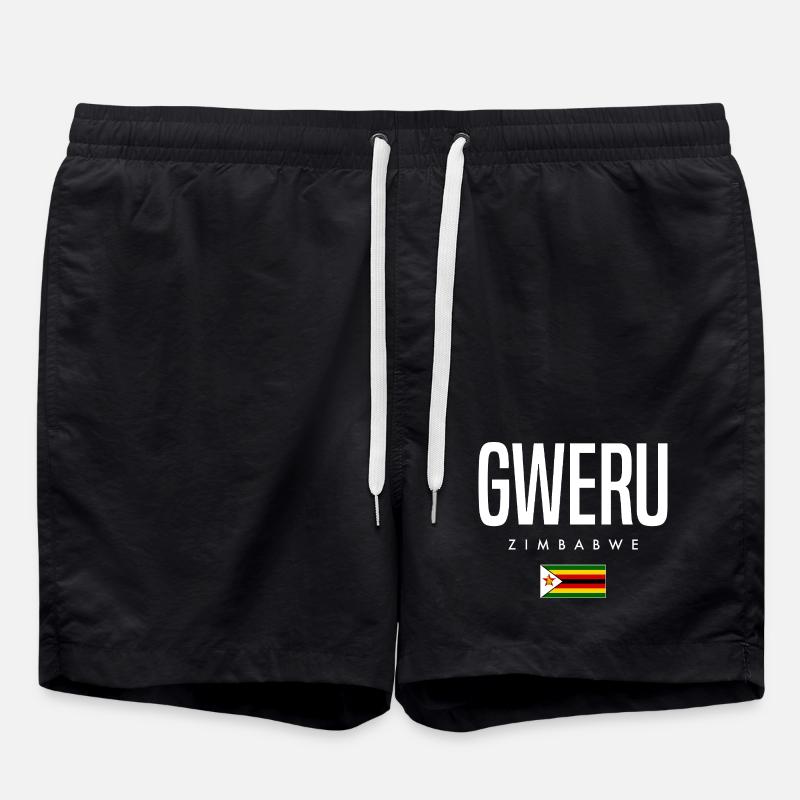 Gweru Zimbabwe - Swim Trunks - black