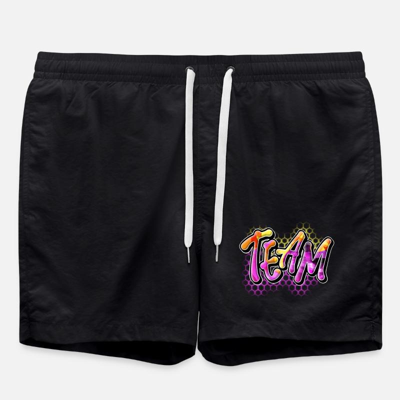 Team - Swim Trunks - black
