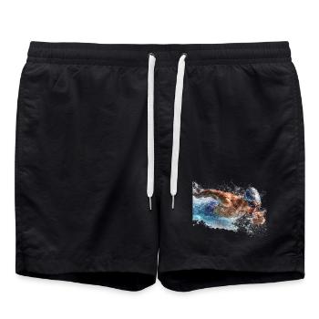 Sports nautiques Splash Natation - Short de bain - noir - Devant - AI Model Male 185 light (185cm)