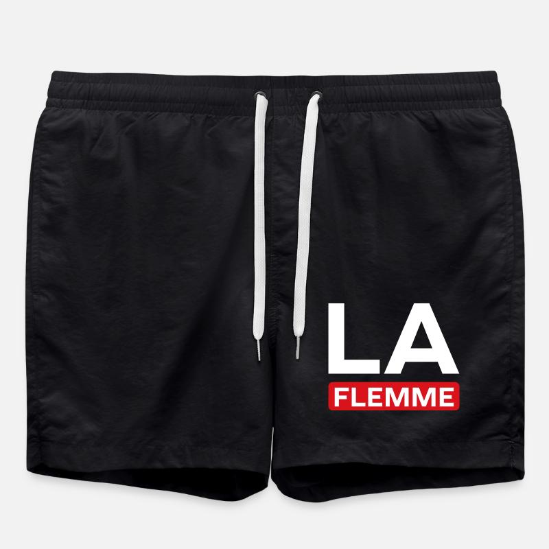 flemme - Short de bain - noir