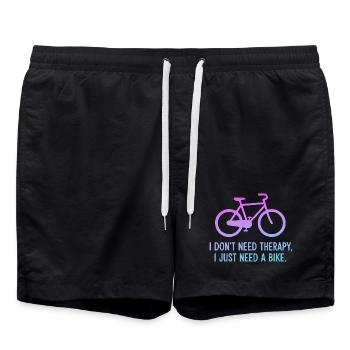 Citation de la pente de la thérapie à vélo - Short de bain - noir - Devant - AI Model Male 185 light (185cm)