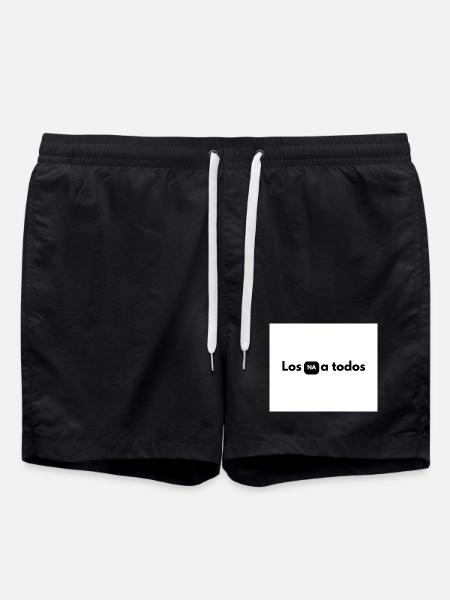 NA in der schwarzen Box zwischen den Buchstaben - Badeshorts - Schwarz