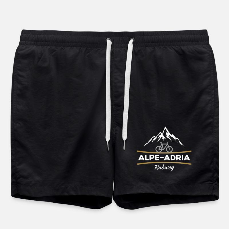 Alpe-Adria Bicycle - Swim Trunks - black