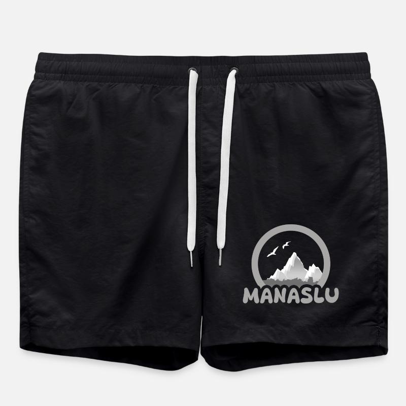 MANASLU - Swim Trunks - black