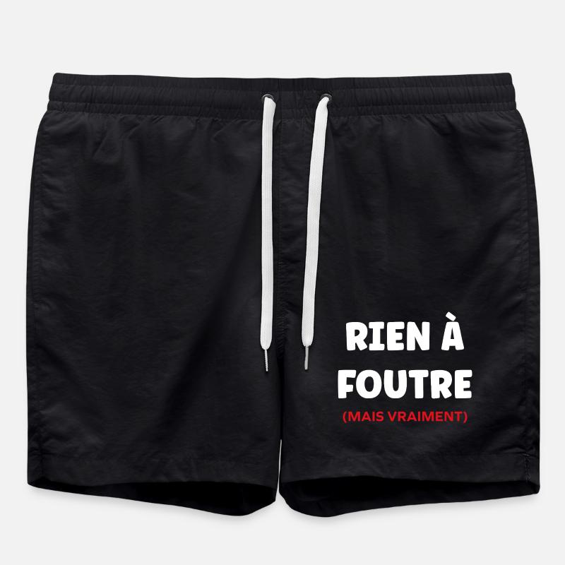 Ist mir scheißegal. - Badeshorts - Schwarz