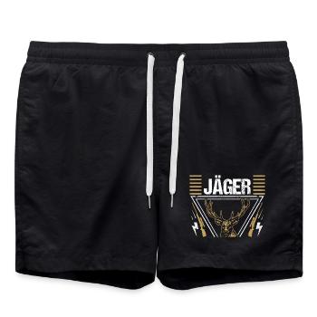 Chasse Chasse Chasseurs Chasseurs - Short de bain - noir - Devant - AI Model Male 185 light (185cm)