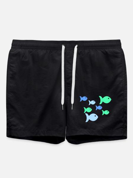 Poisson pastel Poisson de mer tropical - Short de bain - noir