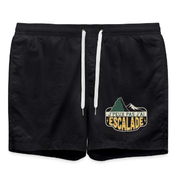 Escalade J’peux pas - Short de bain - noir - Devant - AI Model Male 185 light (185cm)