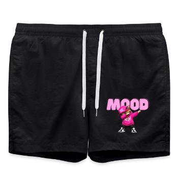 Mood Cat - Swim Trunks - black - Front - AI Model Male 185 light (185cm)