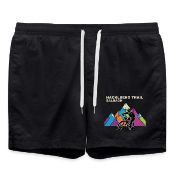 Vétérisme VTT sur Hacklberg Trail - Short de bain - noir - Devant - AI Model Male 185 light (185cm)