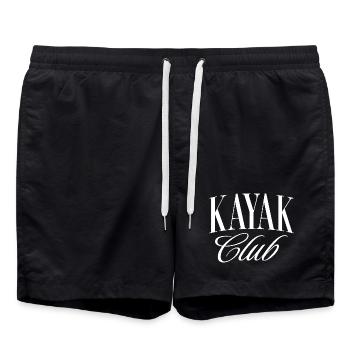 Kayak Club - Swim Trunks - black - Front - AI Model Male 185 light (185cm)