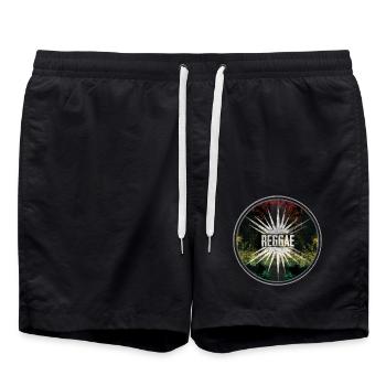 reggae - thats it - Short de bain - noir - Devant - AI Model Male 185 light (185cm)