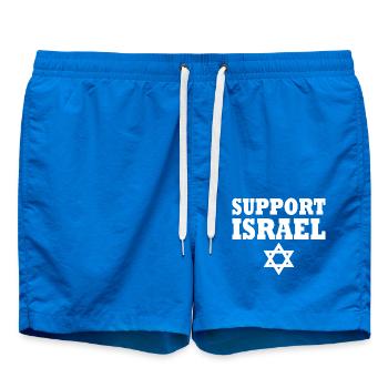 Support israel - Short de bain - cobalt blue - Devant