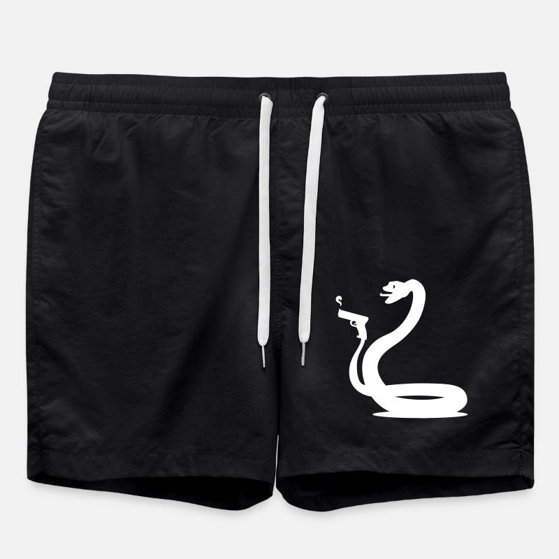 drôle de serpent - Short de bain - noir