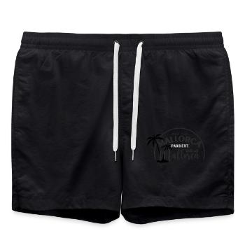 Mallorca - Badeshorts - Schwarz - Vorne - AI Model Male 185 light (185cm)