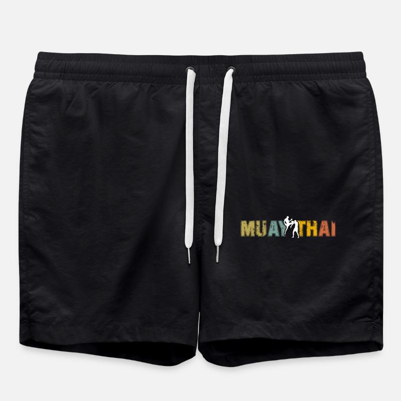 Muay Thai - Swim Trunks - black