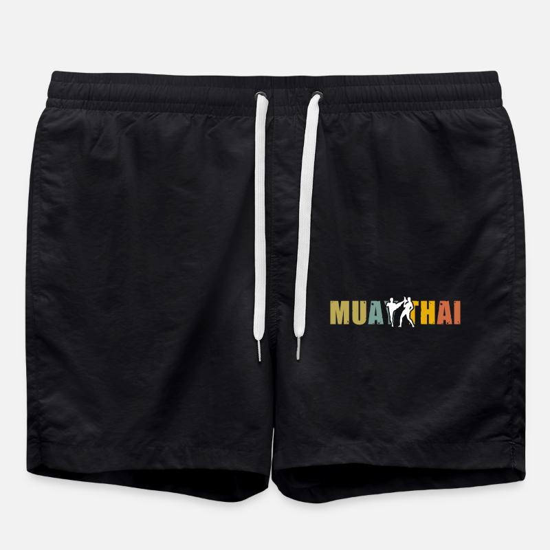 Muay Thai - Badeshorts - Schwarz