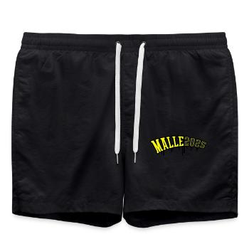 Malle 2025 - Badeshorts - Schwarz - Vorne - AI Model Male 185 light (185cm)