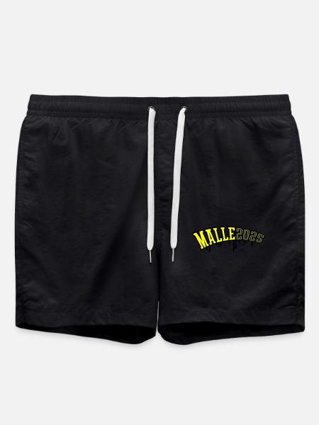 Malle 2025 - Badeshorts - Schwarz