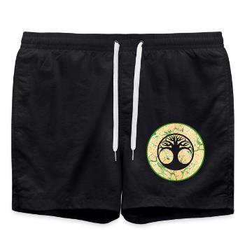 yggdrasil e 1 - Badeshorts - Schwarz - Vorne - AI Model Male 185 light (185cm)