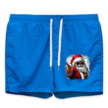 Rappeur Père Noël - Short de bain - cobalt blue - Devant