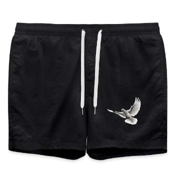 Dove - Swim Trunks - black - Front - AI Model Male 185 light (185cm)